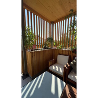 Beschattung aus Holz